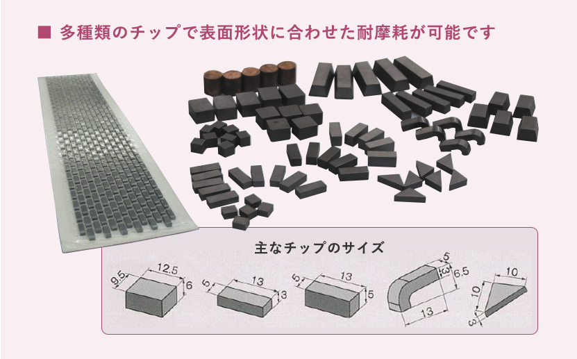 多種多様のチップ