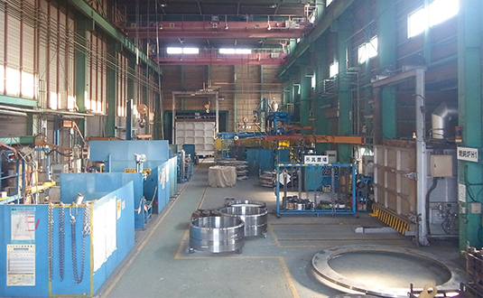 Welding Shop at Hokuriku Plant